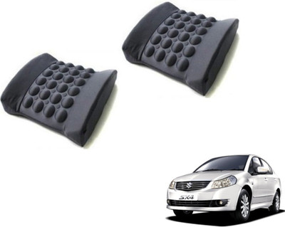 Auto Hub Cushion, Nylon Seating Pad For  Maruti Suzuki SX4(Back Rest Massager Black)