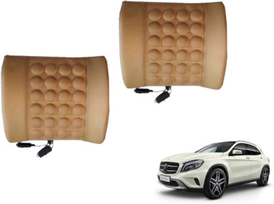 Auto Hub Cushion, Nylon Seating Pad For  Mercedes Benz GLA-Class(Back Rest Massager Beige)