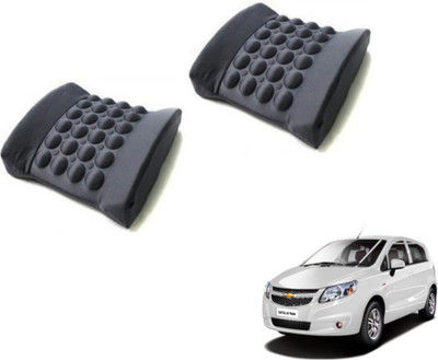 MOCKHE Foam, Cloth, Nylon Seating Pad For  Chevrolet Sail UVA(Seat Back Rest Black)