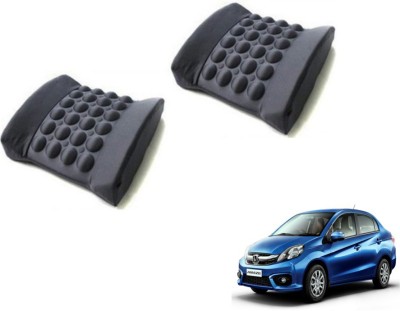 MOCKHE Foam, Cloth, Nylon Seating Pad For  Honda Amaze(Seat Back Rest Black)