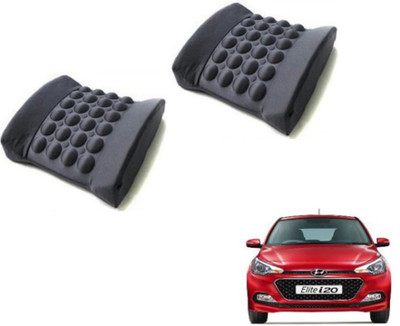 MOCKHE Foam, Cloth, Nylon Seating Pad For  Hyundai Elite i20(Seat Back Rest Black)