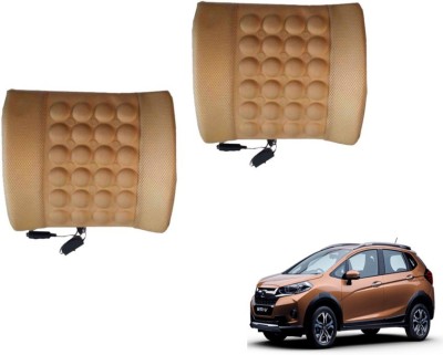 Auto Hub Cushion, Nylon Seating Pad For  Honda(Back Rest Massager Beige)