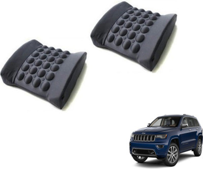 MOCKHE Foam, Cloth, Nylon Seating Pad For  Universal For Car(Seat Back Rest Black)