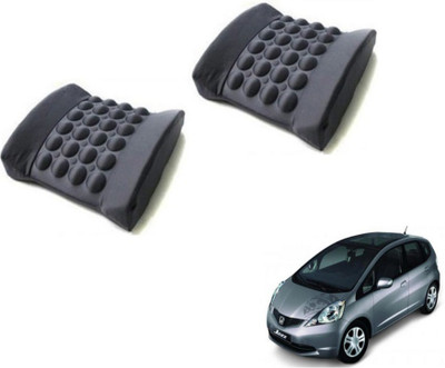 MOCKHE Foam, Cloth, Nylon Seating Pad For  Honda Jazz(Seat Back Rest Black)