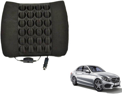 Auto Hub Cushion, Nylon Seating Pad For  Mercedes Benz C-Class(Back Rest Massager Black)