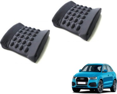 Auto Hub Cushion, Nylon Seating Pad For  Audi Q3(Back Rest Massager Black)