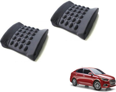 MOCKHE Foam, Cloth, Nylon Seating Pad For  Hyundai Verna(Seat Back Rest Black)