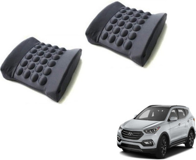 MOCKHE Foam, Cloth, Nylon Seating Pad For  Hyundai SantaFe(Seat Back Rest Black)