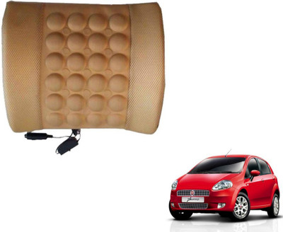 MOCKHE Foam, Cloth, Nylon Seating Pad For  Fiat Punto(Seat Back Rest Beige)