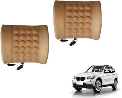 Auto Hub Cushion, Nylon Seating Pad For  BMW X1(Back Rest Massager Beige)