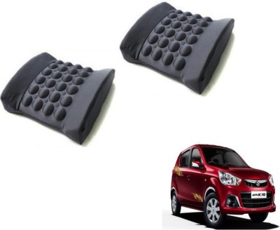 Auto Hub Cushion, Nylon Seating Pad For  Maruti Suzuki Alto K10(Back Rest Massager Black)