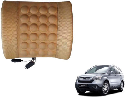 Auto Hub Cushion, Nylon Seating Pad For  Honda CR-V(Back Rest Massager Beige)