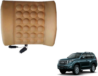 Auto Hub Cushion, Nylon Seating Pad For  Toyota Land Cruiser Prado(Back Rest Massager Beige)