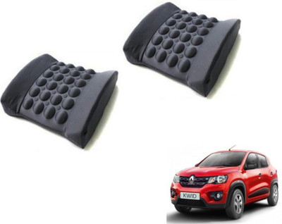 Auto Hub Cushion, Nylon Seating Pad For  Renault Kwid(Back Rest Massager Black)