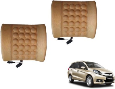 Auto Hub Cushion, Nylon Seating Pad For  Honda Mobilio(Back Rest Massager Beige)