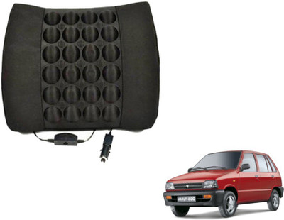 Auto Hub Cushion, Nylon Seating Pad For  Maruti Suzuki 800(Back Rest Massager Black)
