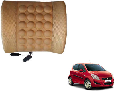 Auto Hub Cushion, Nylon Seating Pad For  Maruti Suzuki Ritz(Back Rest Massager Beige)