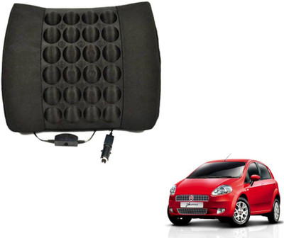 MOCKHE Foam, Cloth, Nylon Seating Pad For  Fiat Punto(Seat Back Rest Black)