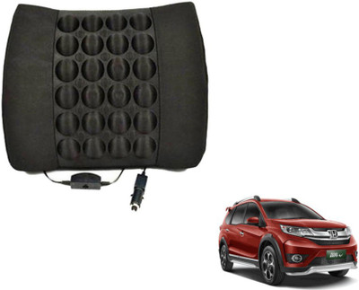 MOCKHE Foam, Cloth, Nylon Seating Pad For  Honda(Seat Back Rest Black)