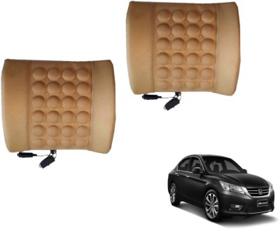 Auto Hub Cushion, Nylon Seating Pad For  Honda Accord(Back Rest Massager Beige)