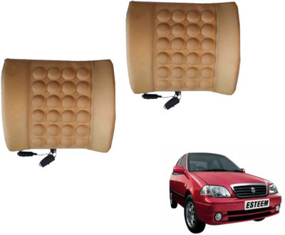 Auto Hub Cushion, Nylon Seating Pad For  Maruti Suzuki Esteem(Back Rest Massager Beige)