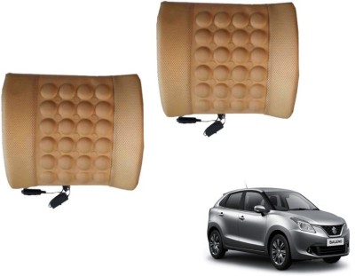 Auto Hub Cushion, Nylon Seating Pad For  Maruti Suzuki Baleno(Back Rest Massager Beige)