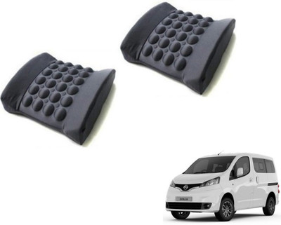 MOCKHE Foam, Cloth, Nylon Seating Pad For  Nissan Evalia(Seat Back Rest Black)