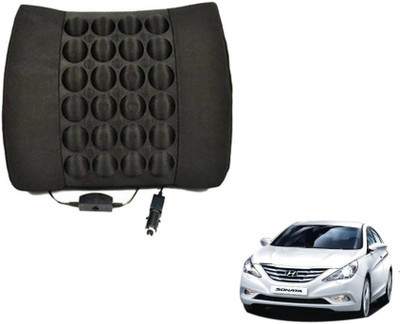 Auto Hub Cushion, Nylon Seating Pad For  Hyundai Sonata(Back Rest Massager Black)