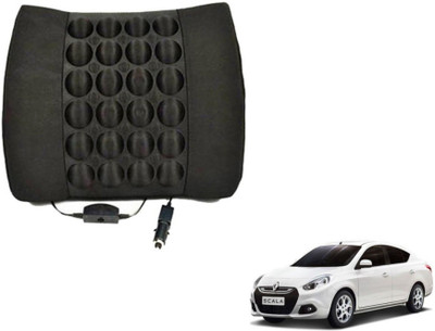 Auto Hub Cushion, Nylon Seating Pad For  Renault Scala(Back Rest Massager Black)