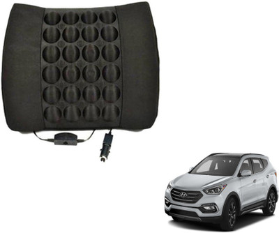 MOCKHE Foam, Cloth, Nylon Seating Pad For  Hyundai SantaFe(Seat Back Rest Black)