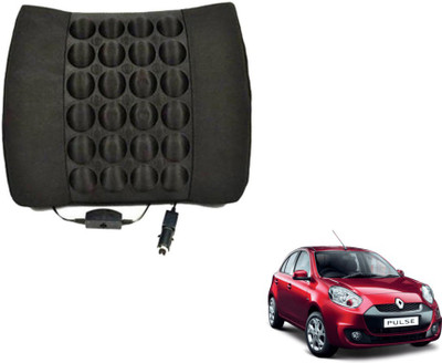Auto Hub Cushion, Nylon Seating Pad For  Renault Pulse(Back Rest Massager Black)