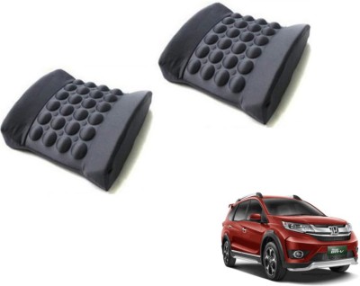 MOCKHE Foam, Cloth, Nylon Seating Pad For  Honda(Seat Back Rest Black)