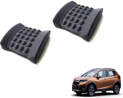 MOCKHE Foam, Cloth, Nylon Seating Pad For  Honda(Seat Back Rest Black)