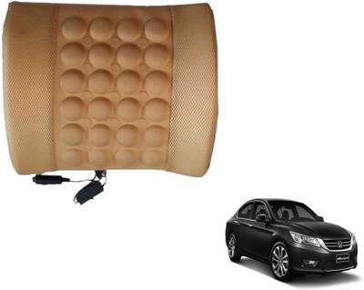 Auto Hub Cushion, Nylon Seating Pad For  Honda Accord(Back Rest Massager Beige)