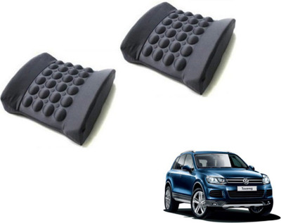Auto Hub Cushion, Nylon Seating Pad For  Volkswagen Touareg(Back Rest Massager Black)