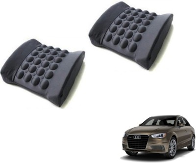 Auto Hub Cushion, Nylon Seating Pad For  Audi A3(Back Rest Massager Black)