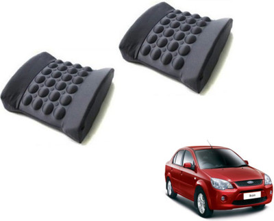MOCKHE Foam, Cloth, Nylon Seating Pad For  Ford Ikon(Seat Back Rest Black)