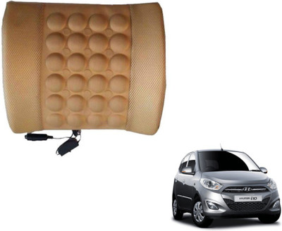 MOCKHE Foam, Cloth, Nylon Seating Pad For  Hyundai i10 Active(Seat Back Rest Beige)