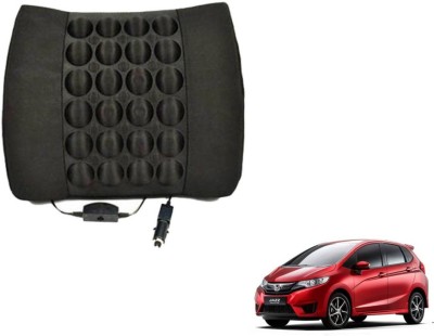Auto Hub Cushion, Nylon Seating Pad For  Honda Jazz(Back Rest Massager Black)