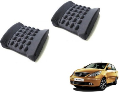 MOCKHE Foam, Cloth, Nylon Seating Pad For  Tata Manza(Seat Back Rest Black)