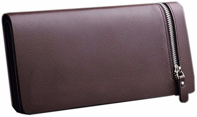 

House of Quirk Men Brown Artificial Leather Wallet(12 Card Slots)