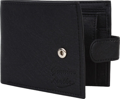 

Vocabulary Men Black Canvas Wallet(10 Card Slots)