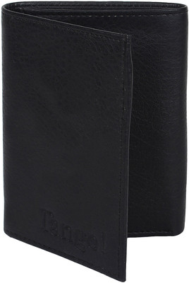 

Vocabulary Men Black Canvas Wallet(10 Card Slots)