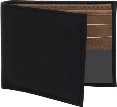 

Vocabulary Men Black Canvas Wallet(10 Card Slots)