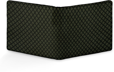 

SL COLLECTIONS Men Black Canvas, Artificial Leather Wallet(6 Card Slots)