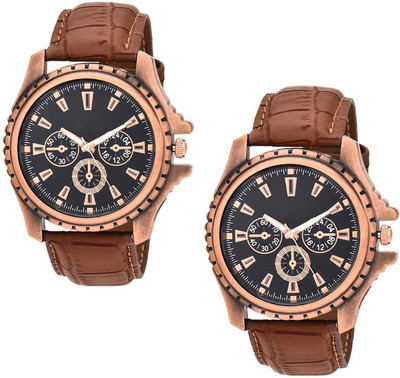 

Skmi Stylish And Attractive Crono Pattern Watch For Couple And Boys And Girls Watch - For Men & Women