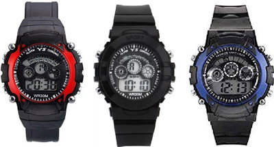 blutech new sports combo dashing look for gift perfect combo of 3 for boys and kids Watch - For Boys