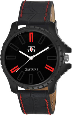 

Gesture 212- Red n Black Elegant Watch - For Men