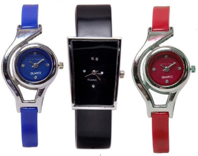 

Freny Exim Colourful Designer Latest Collection multicolours unique dial women watch Bracelet watches Watch - For Girls