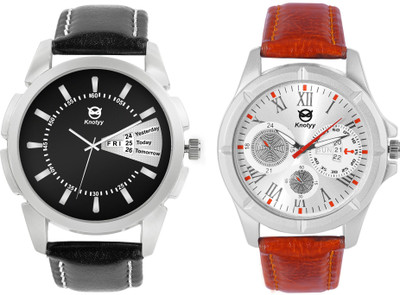 

Knotyy KNTYM26-M14 Combo Day and Da Watch - For Men